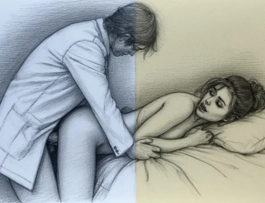 उसने अपनी छोटी बहन का शरीर उठाया।