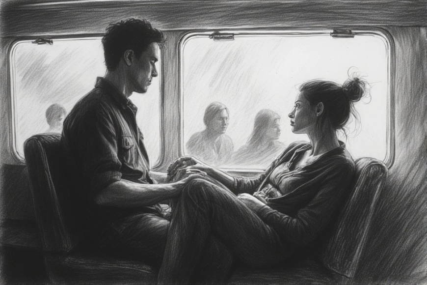 ट्रेन में चादर के नीचे साली ने लिंग चूसा।